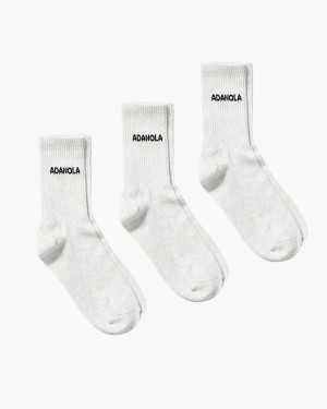 Adanola 3 Pack Socks Hellgrau | 64WHKEGLI