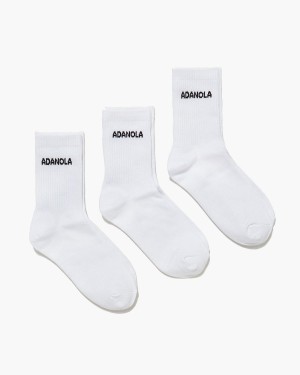 Adanola 3 Pack Socks Weiß | 61LOAEGQM