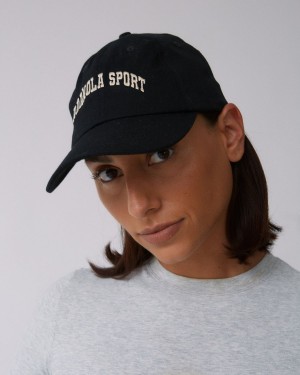 Adanola Adanola Sport Cap Schwarz Weiß | 03MUIGSPB