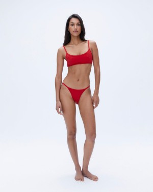 Adanola High Leg Bikini Bottoms Rot | 74WFQEXLH