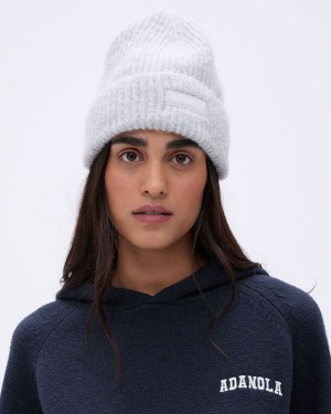 Adanola Knit Beanie Hellgrau | 56XZQAOSU