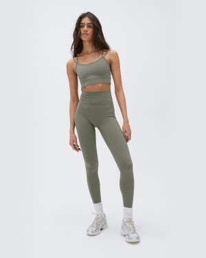 Adanola Ultimate Leggings Olivgrün Grün | 06VGMKHTC