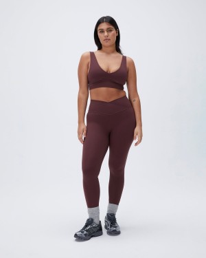 Adanola Ultimate Wrap Over Leggings Bordeaux | 45ZLFCTAX