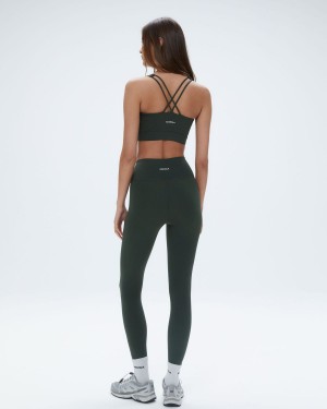 Adanola Ultimate Wrap Over Leggings Dunkelolivgrün | 16NLAJQYO