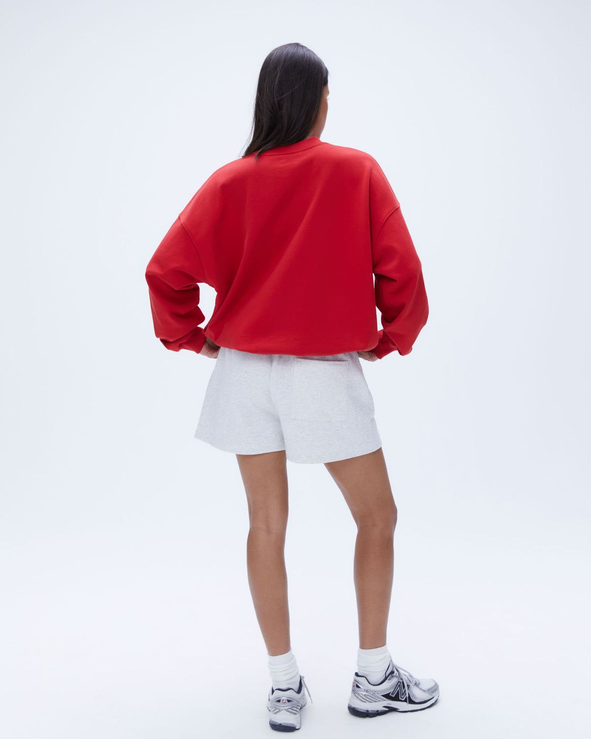 Adanola ADA Oversized Sweatshirt Rot | 02AKXDRGP