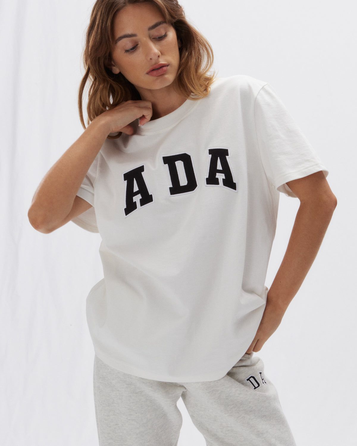 Adanola ADA Short Sleeve Oversized T-shirt Weiß | 04OEWLSAJ