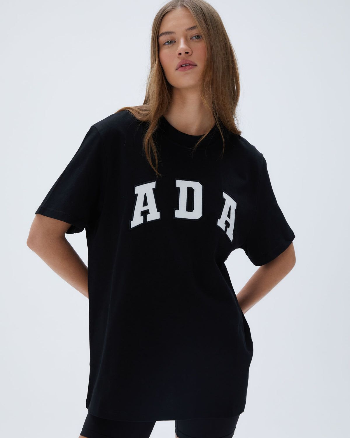 Adanola ADA Short Sleeve Oversized T-shirt Schwarz | 49XJIHPQU