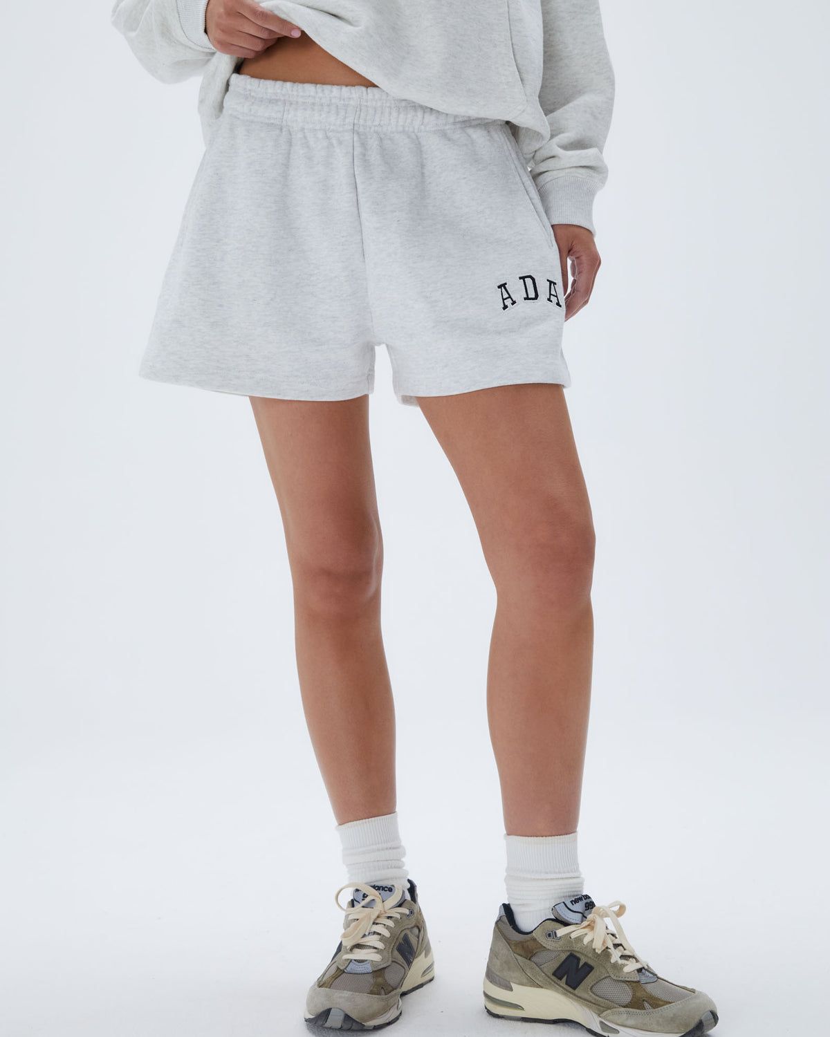 Adanola ADA Sweat Shorts Hellgrau | 25XKINHGL