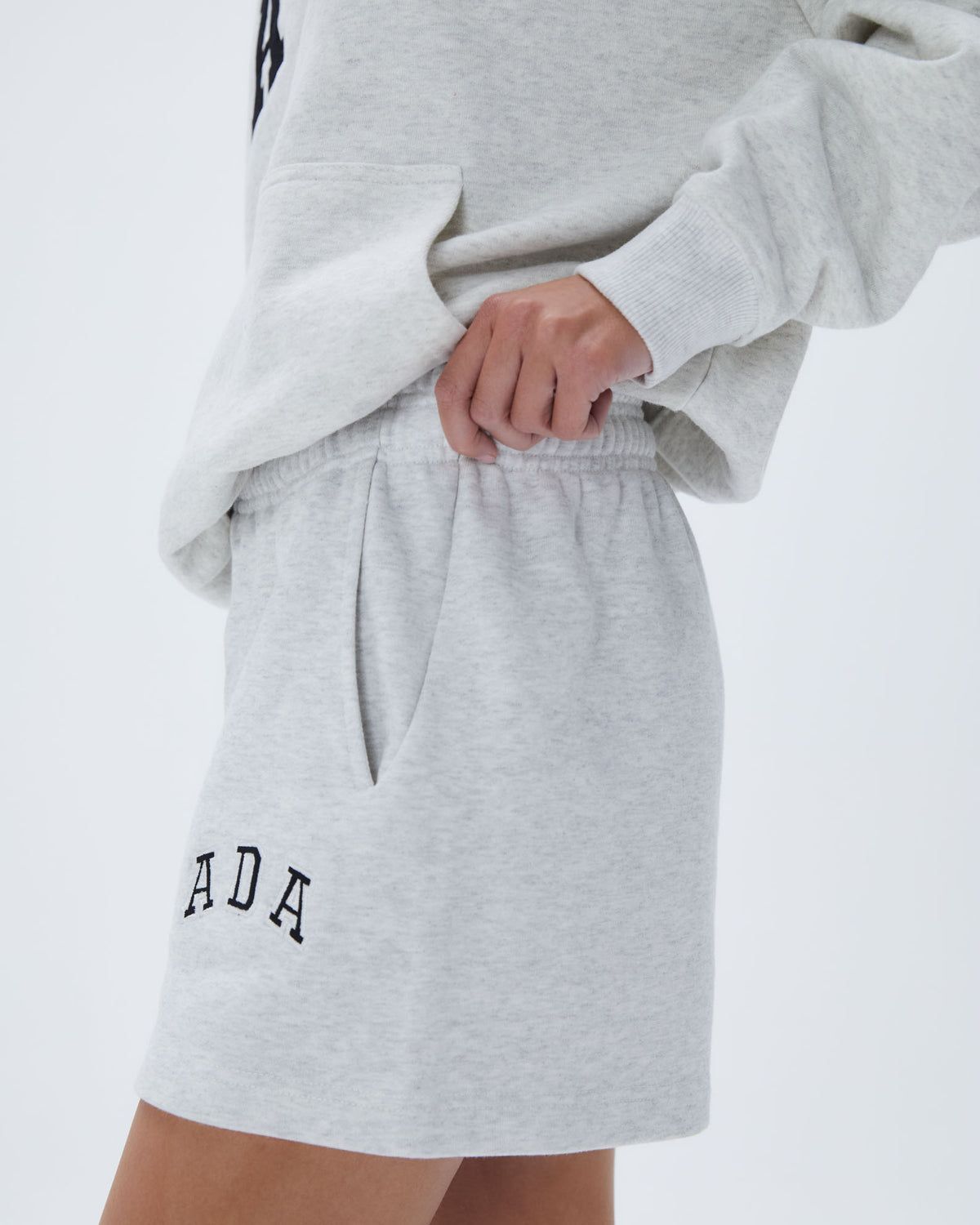 Adanola ADA Sweat Shorts Hellgrau | 25XKINHGL