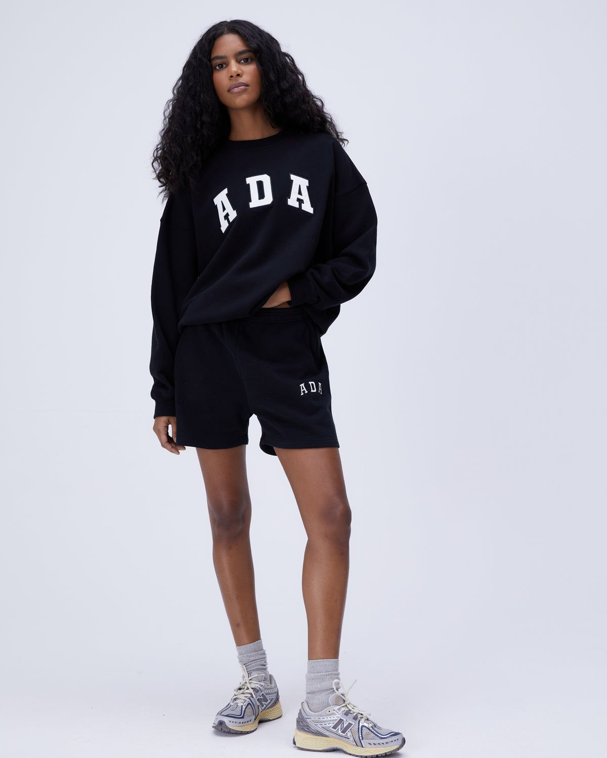 Adanola ADA Sweat Shorts Schwarz | 86OAFEWMI