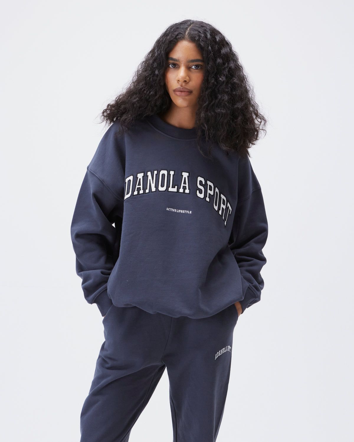 Adanola AS Oversized Sweatshirt Blau | 36XGJAFTO