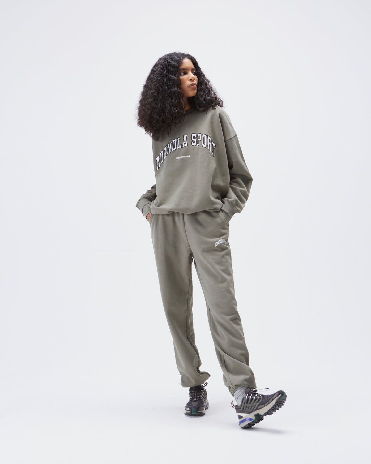 Adanola AS Oversized Sweatshirt Olivgrün Grün | 10RJHUABN