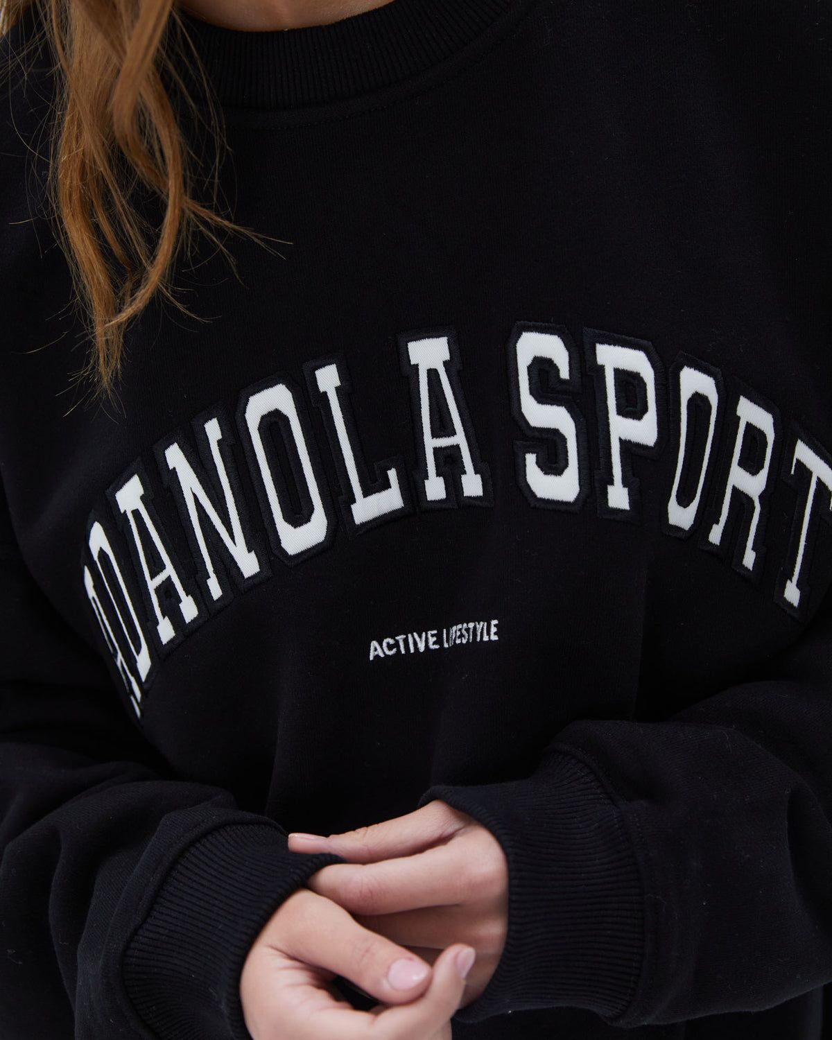 Adanola AS Oversized Sweatshirt Schwarz | 45HBMVIYK