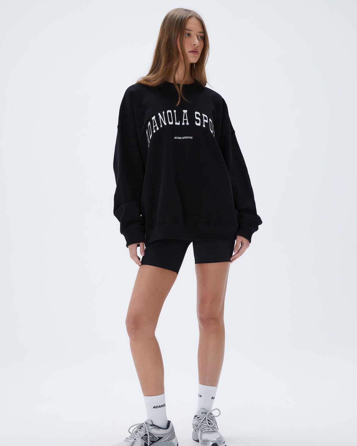 Adanola AS Oversized Sweatshirt Schwarz | 45HBMVIYK