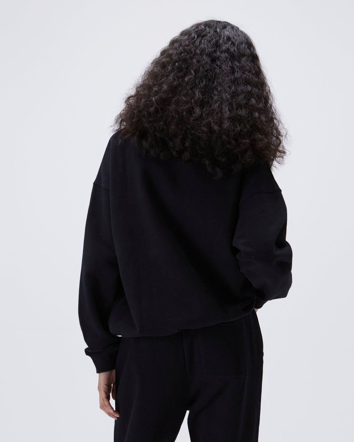 Adanola AS Oversized Sweatshirt Schwarz | 45HBMVIYK