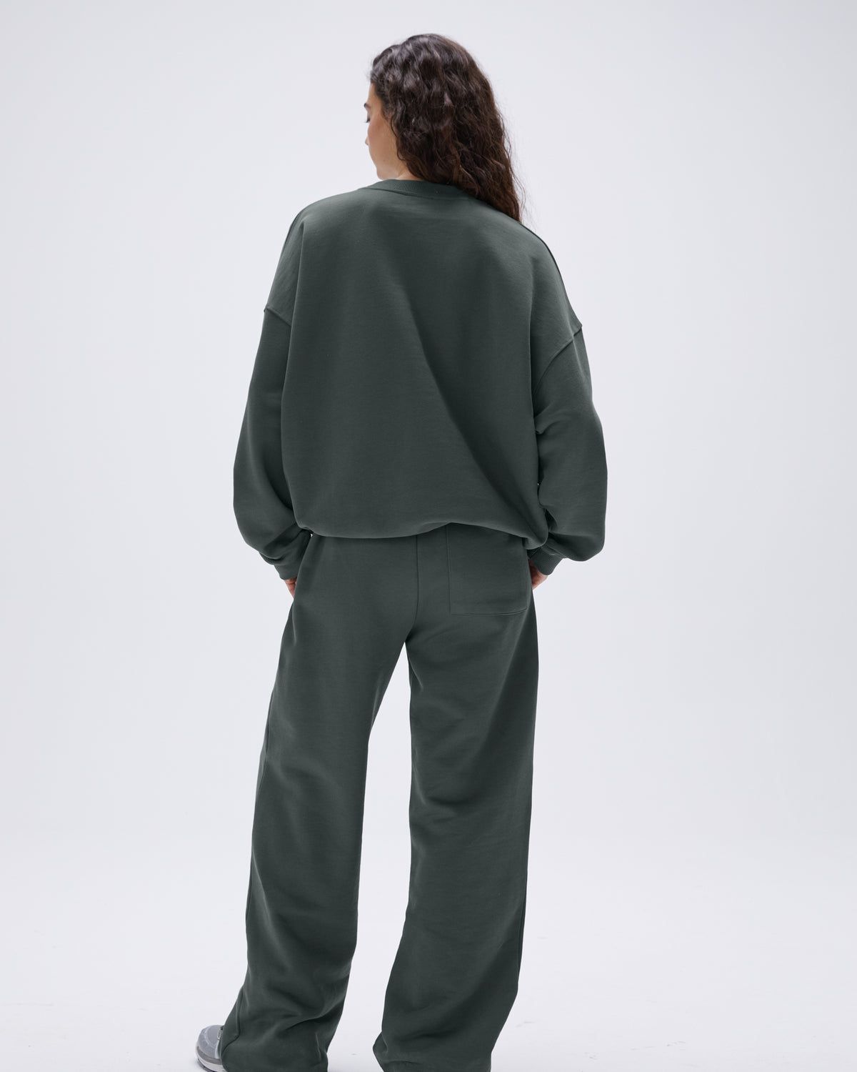 Adanola Freehand Straight Leg Sweatpants Grün | 24WPVXHKQ