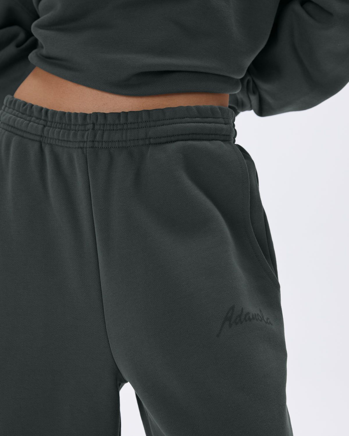 Adanola Freehand Straight Leg Sweatpants Grün | 24WPVXHKQ