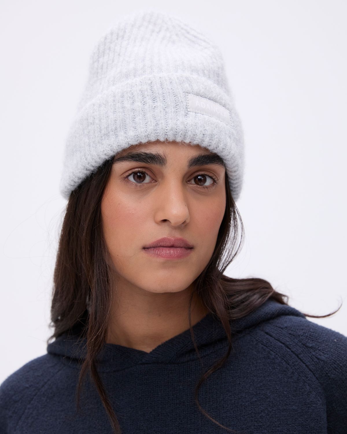 Adanola Knit Beanie Hellgrau | 56XZQAOSU