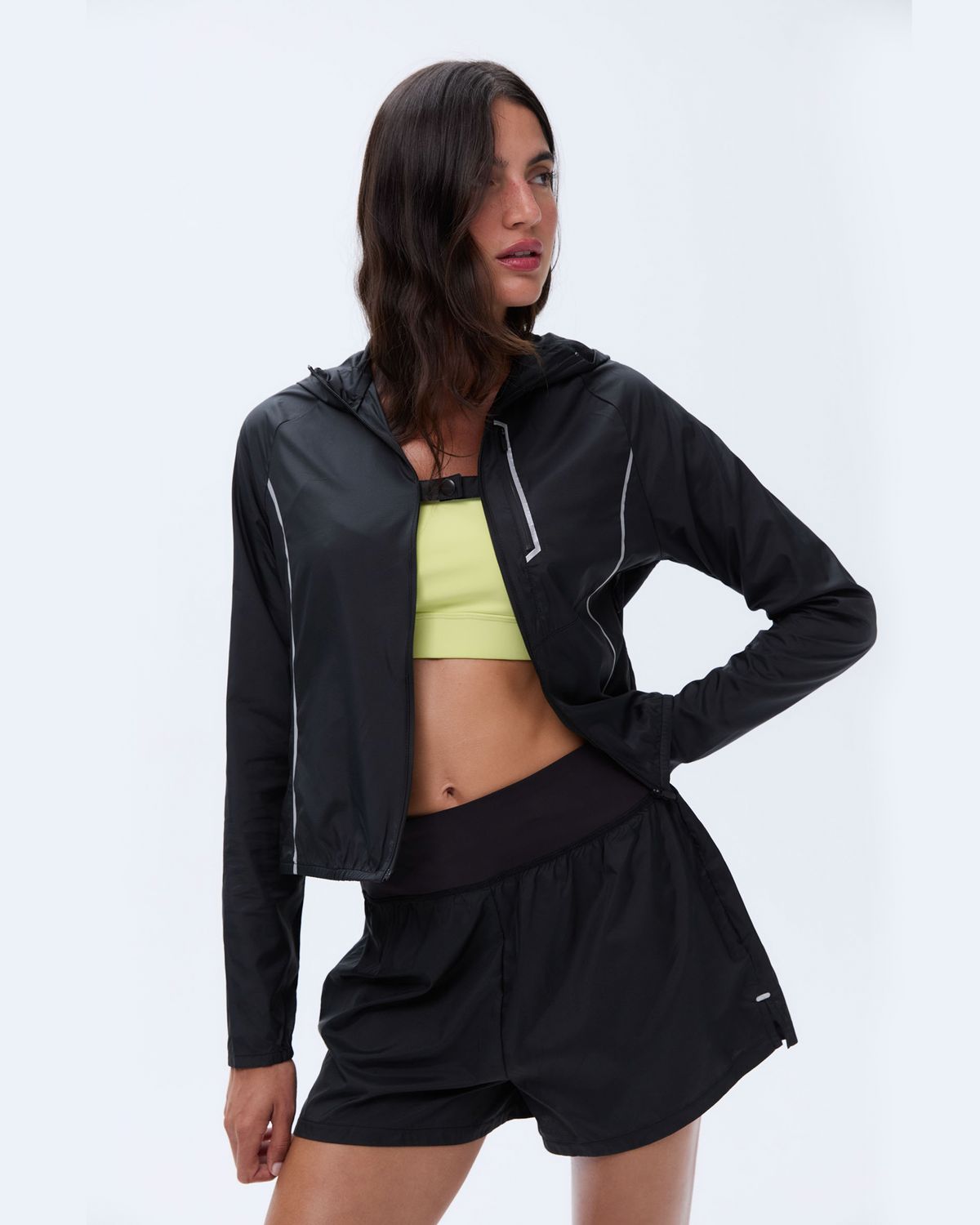 Adanola Lightweight Running Jacket Schwarz | 09XKRBWCP