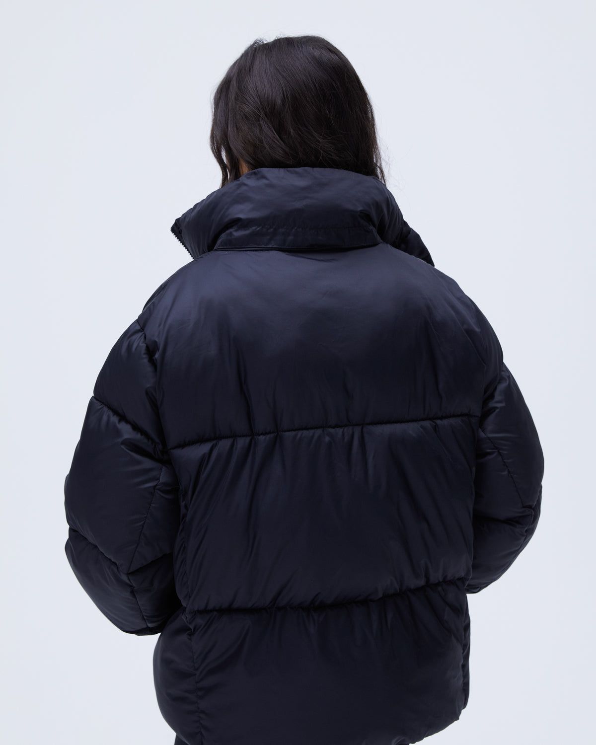 Adanola Oversized Puffer Jacket Schwarz | 97RTUAHZK