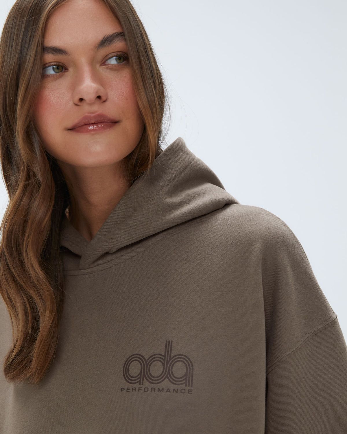 Adanola Performance Oversized Hoodie Braun | 48MQPCJAH