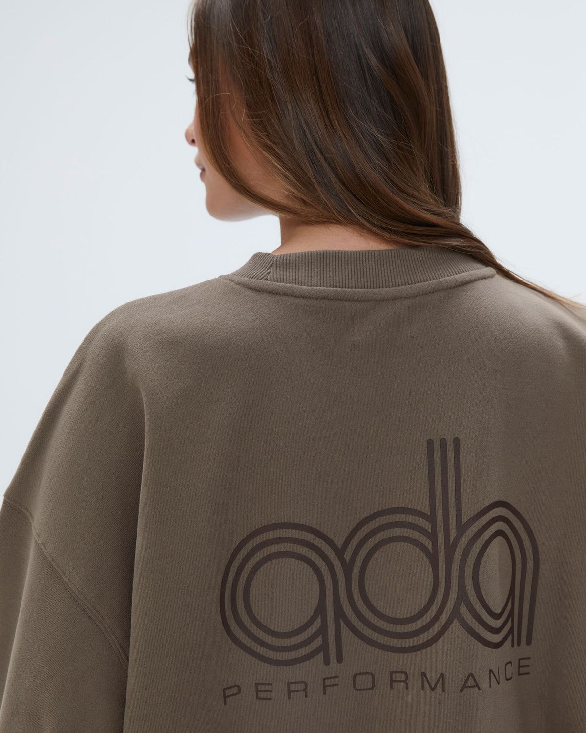 Adanola Performance Oversized Sweatshirt Braun | 06VZOQARU