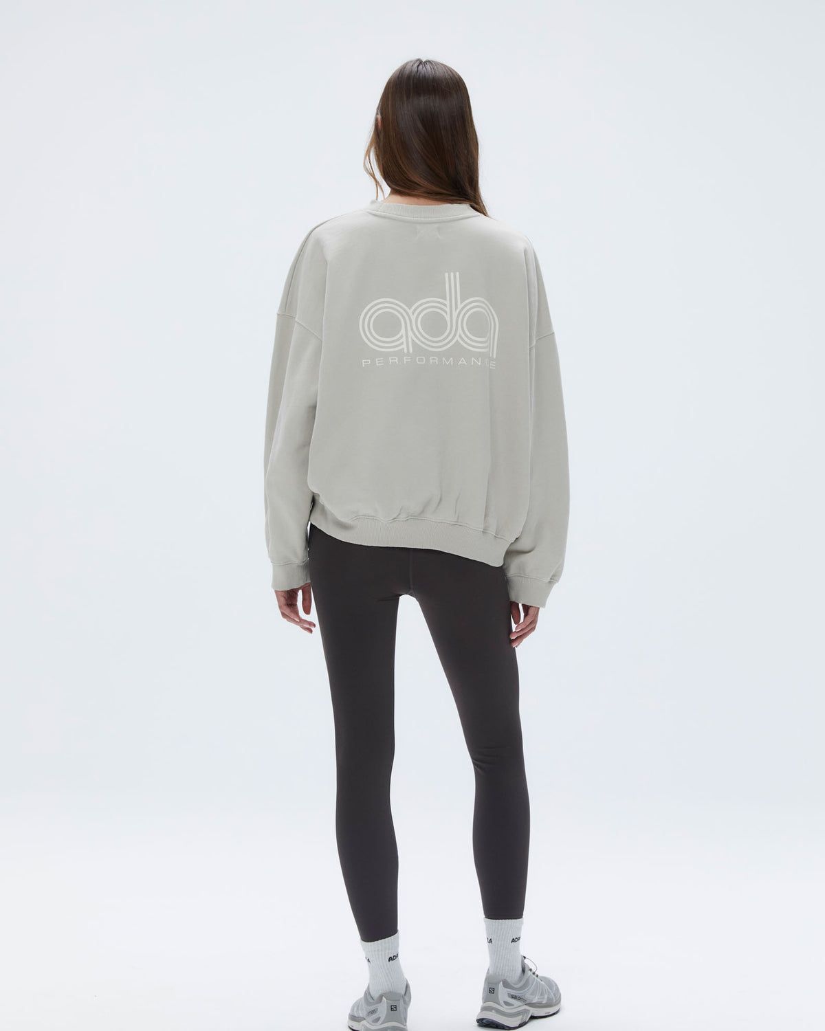 Adanola Performance Oversized Sweatshirt Grau | 76JSTCHKO