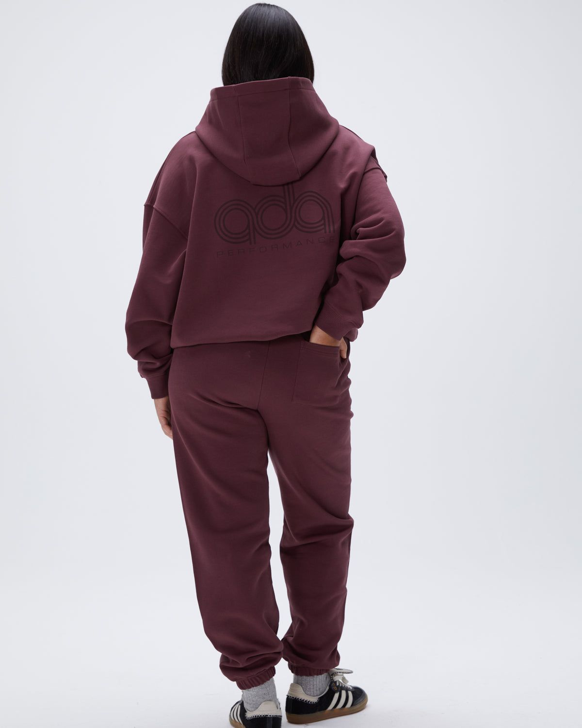 Adanola Performance Sweatpants Bordeaux | 35RIOEKSN