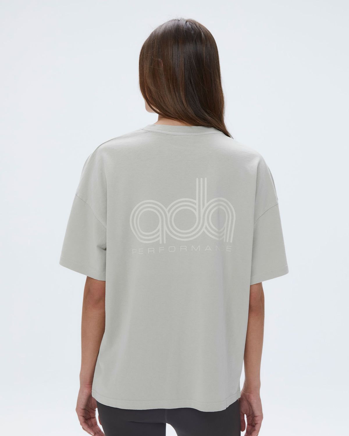 Adanola Performance Washed Short Sleeve Drop Shoulder T-shirt Grau | 73GMIDQHJ