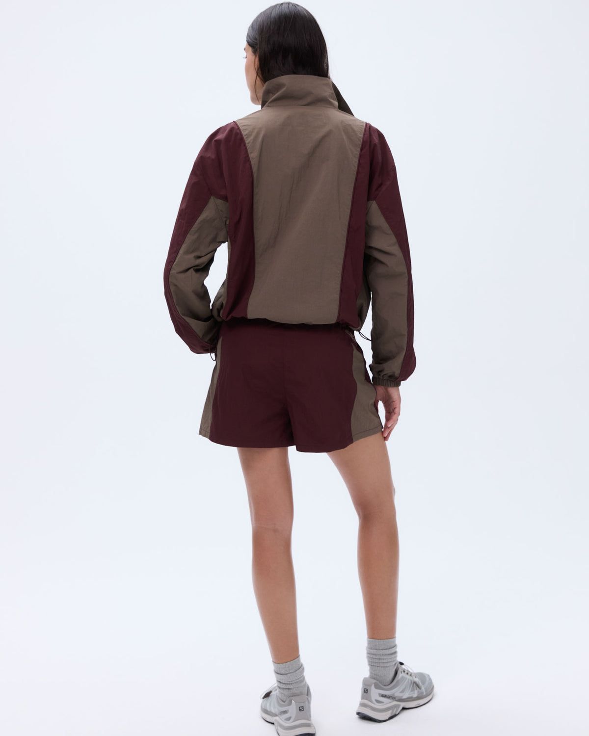 Adanola Track Short Bordeaux Braun | 01LZYFXNV