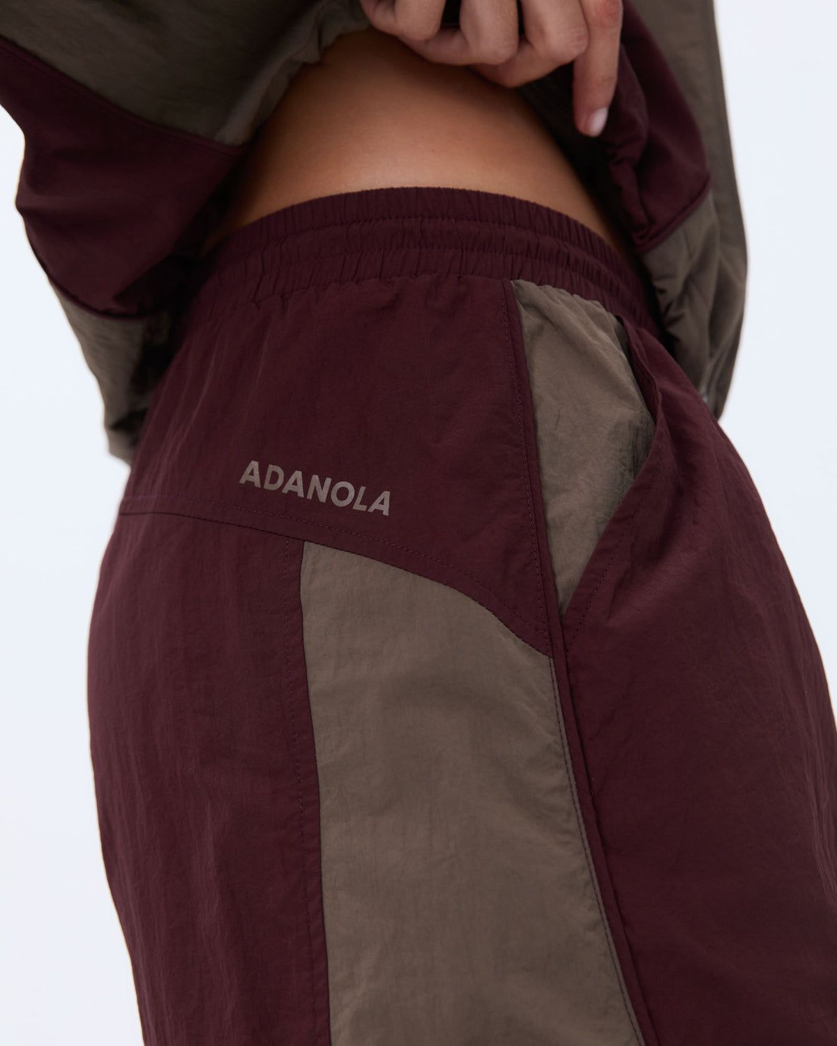 Adanola Track Short Bordeaux Braun | 01LZYFXNV