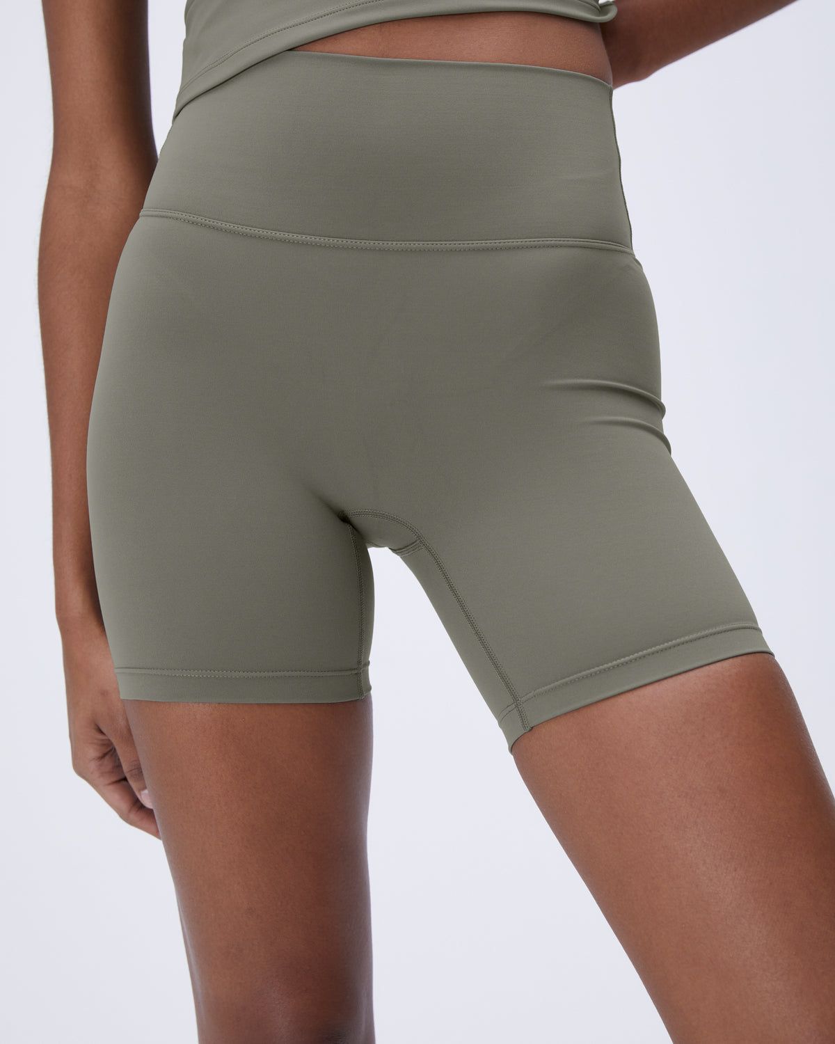 Adanola Ultimate Crop Shorts Olivgrün Grün | 49ZBMLINO