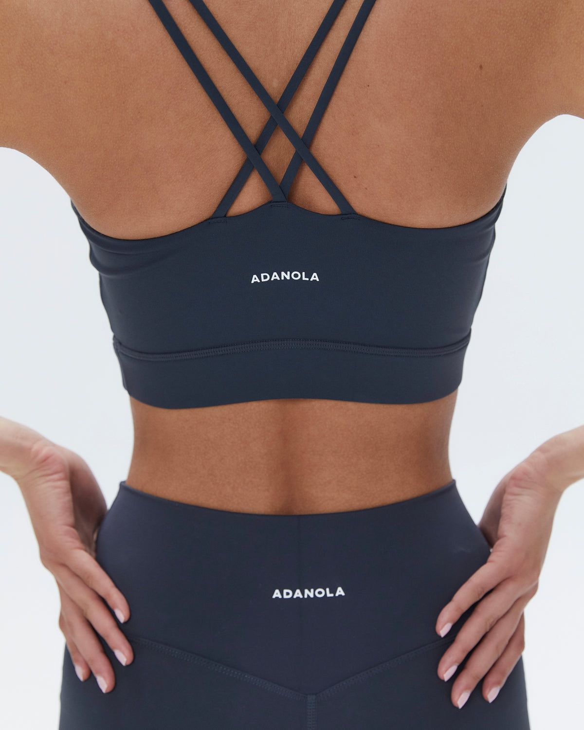 Adanola Ultimate Cross Back Bra Blau | 40TPSWFCR