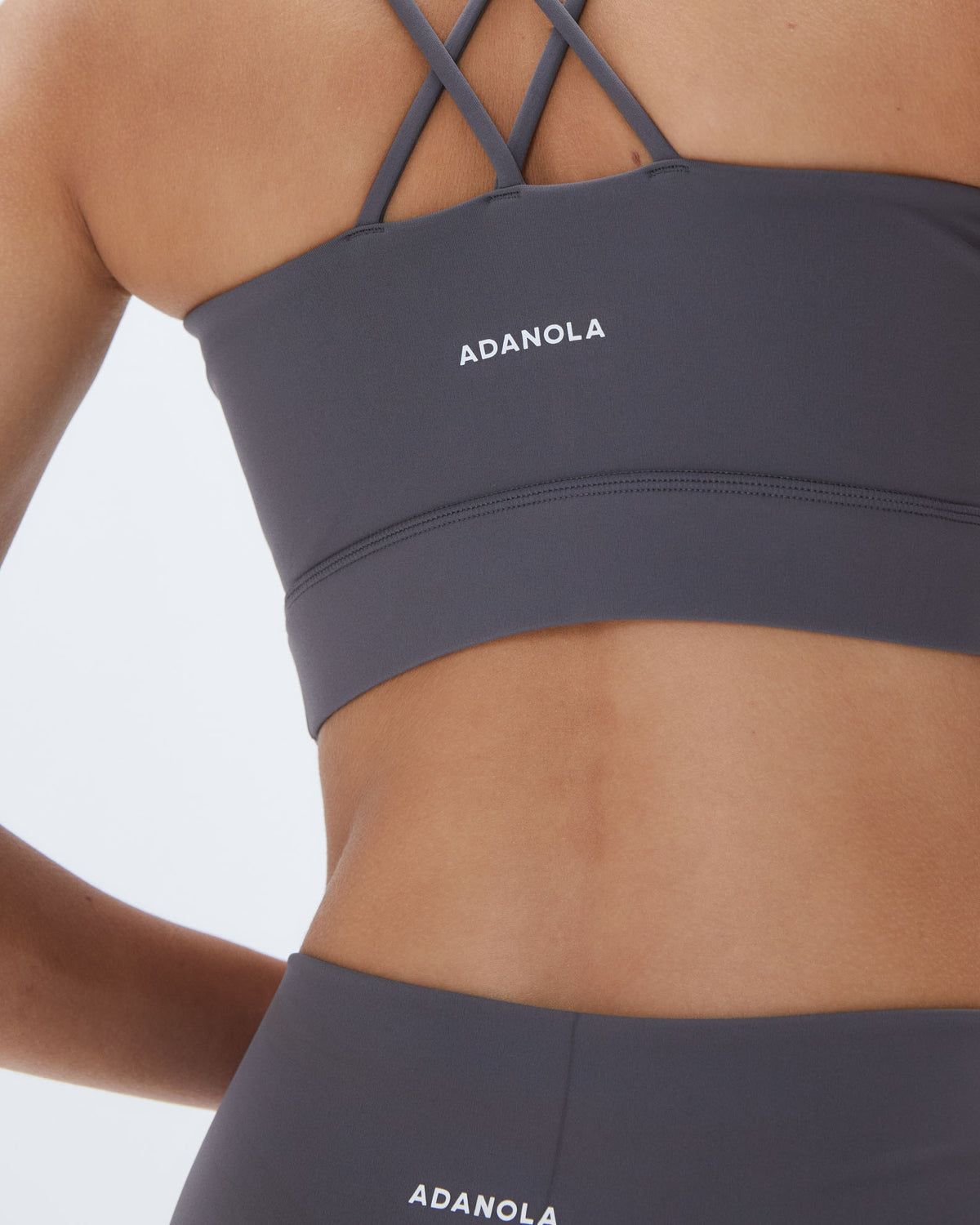 Adanola Ultimate Cross Back Bra Dunkelgrau | 60QSJKCRT