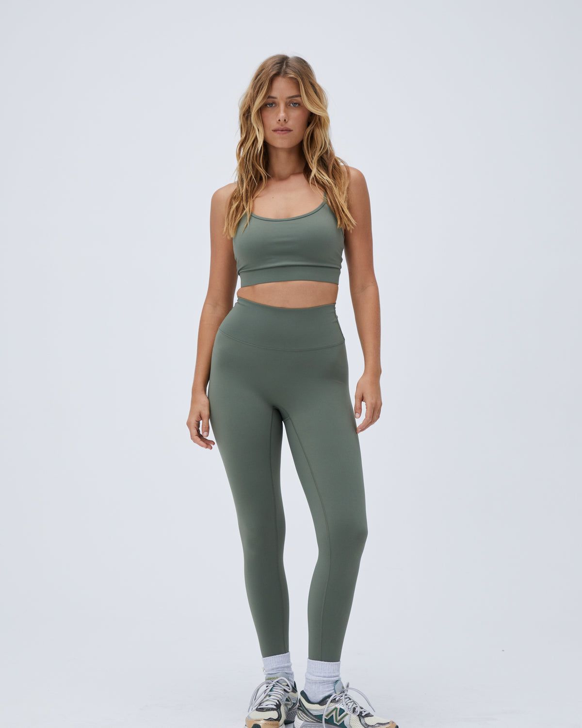 Adanola Ultimate Leggings Khaki Grün | 40SXACPTN