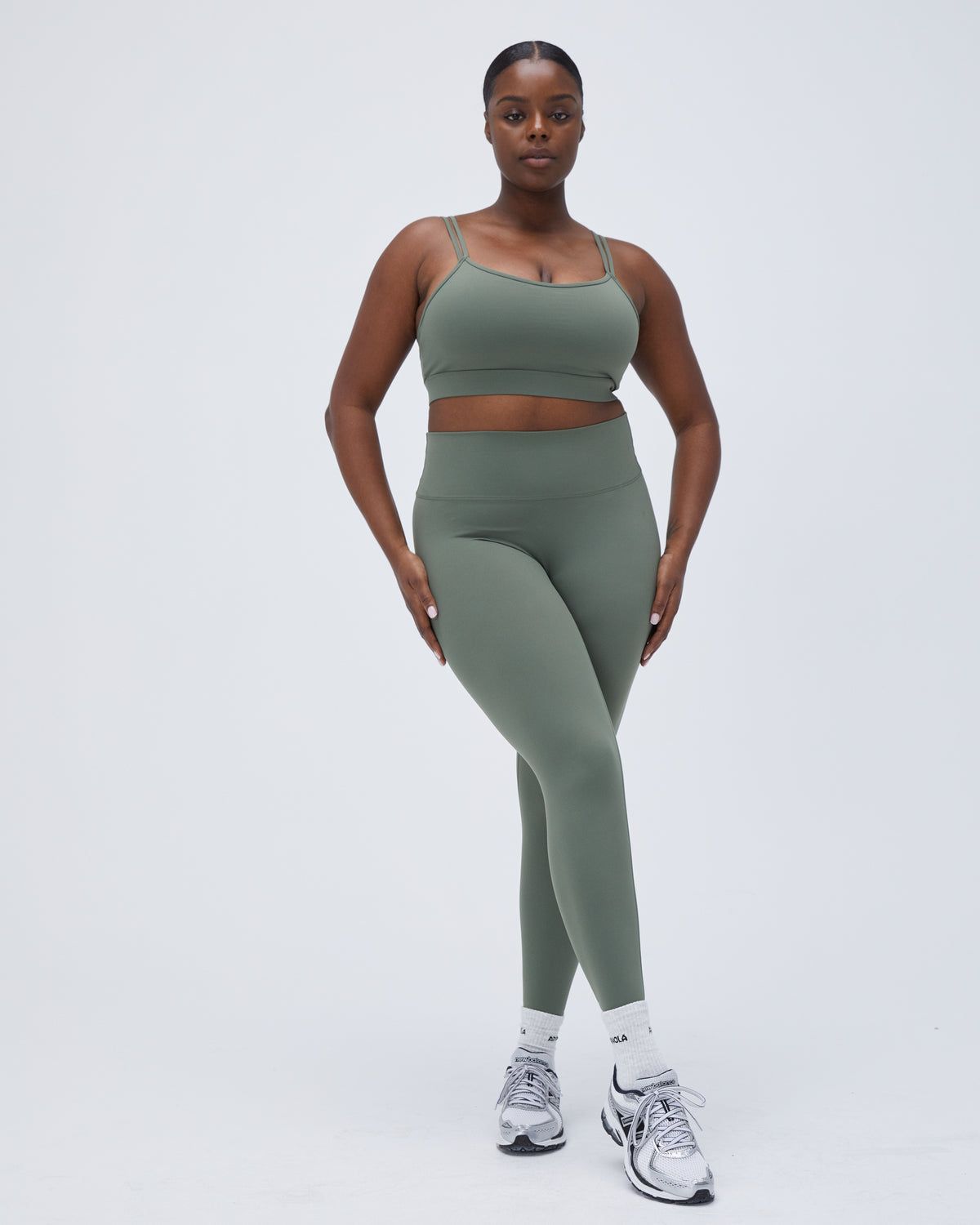 Adanola Ultimate Leggings Khaki Grün | 40SXACPTN