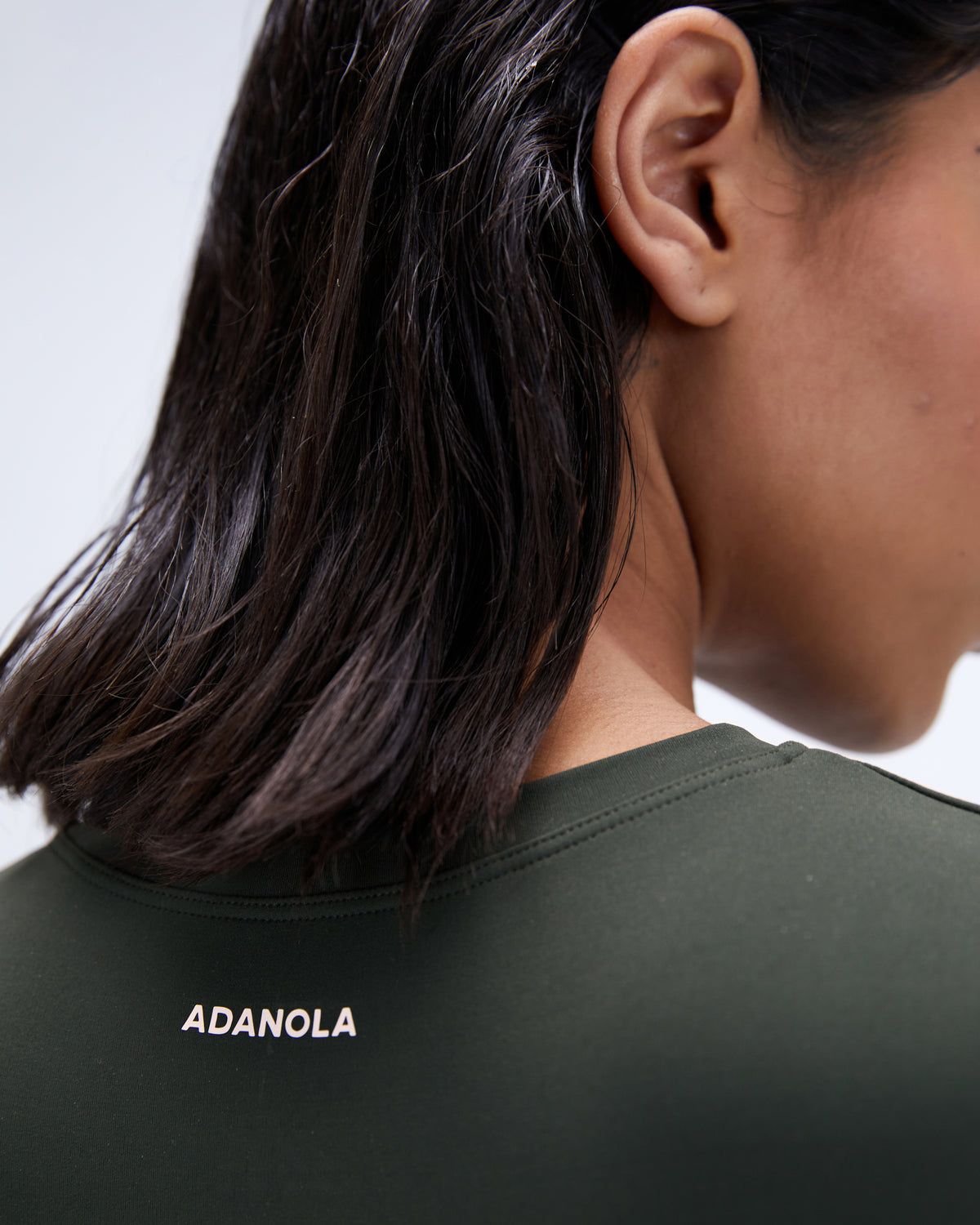 Adanola Ultimate Long Sleeve Top Dunkelolivgrün | 28GBJEIAU