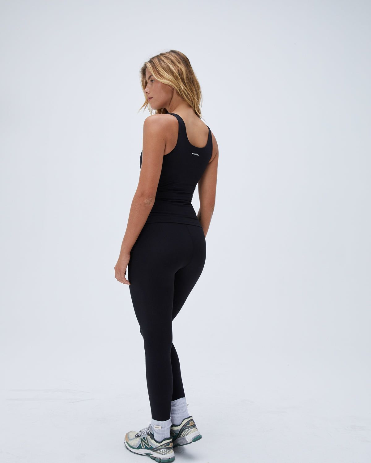 Adanola Ultimate Longline Tank Top Schwarz | 95VLDAKMI