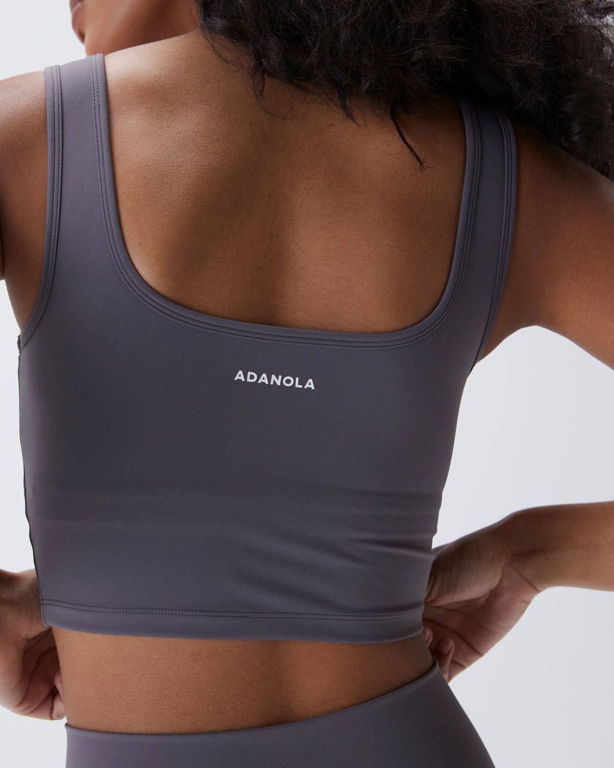 Adanola Ultimate Square Neck Bra Dunkelgrau | 82SHTYWZC