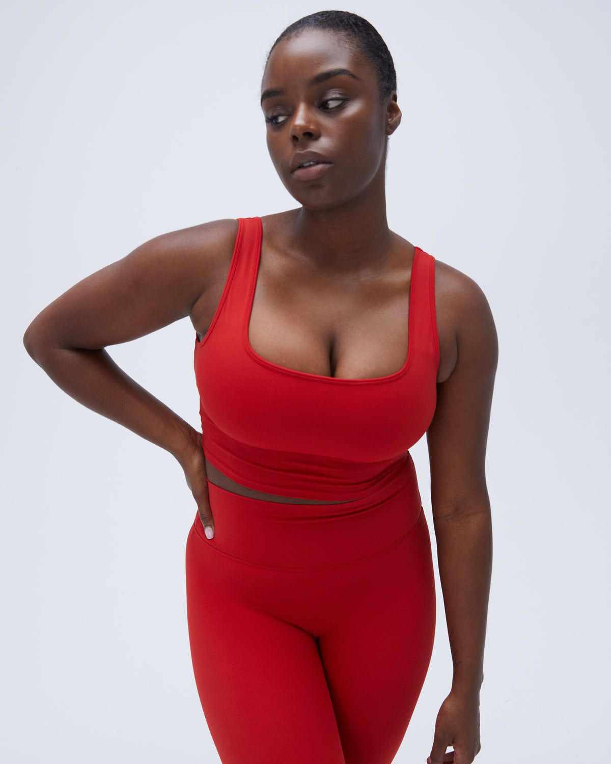 Adanola Ultimate Square Neck Bra Rot | 92YBXWAMG