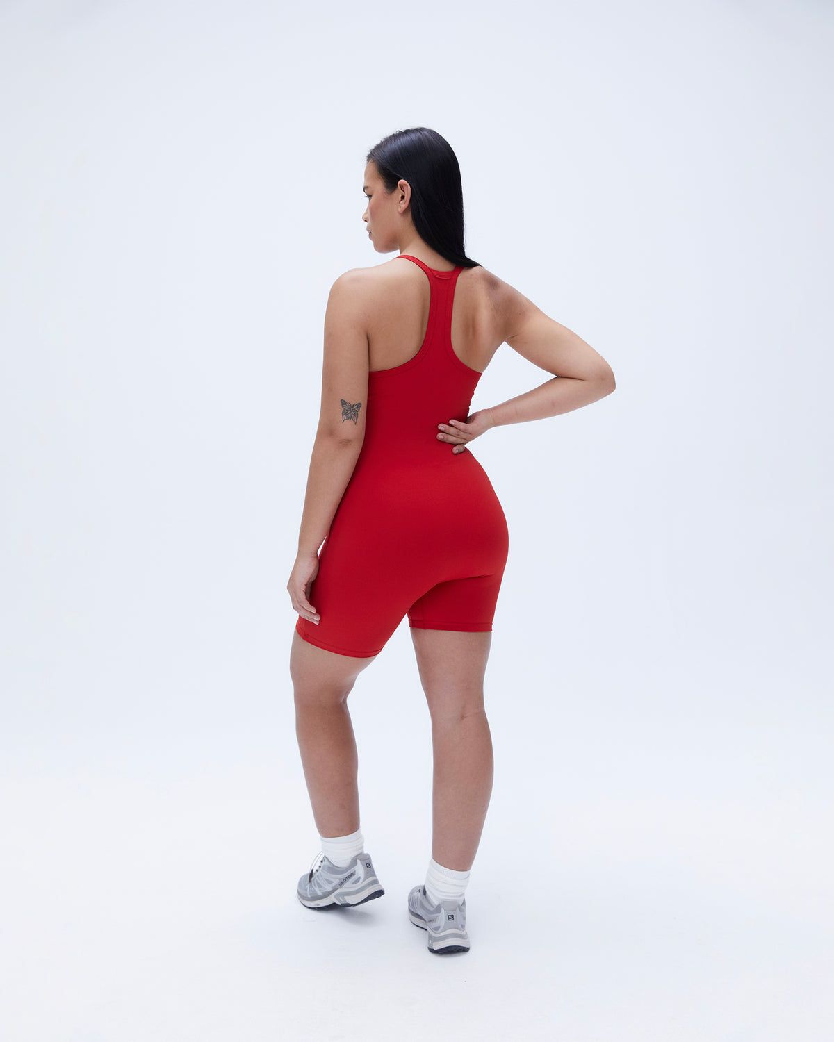 Adanola Ultimate Strappy Racer Romper Rot | 27JGYFNSW