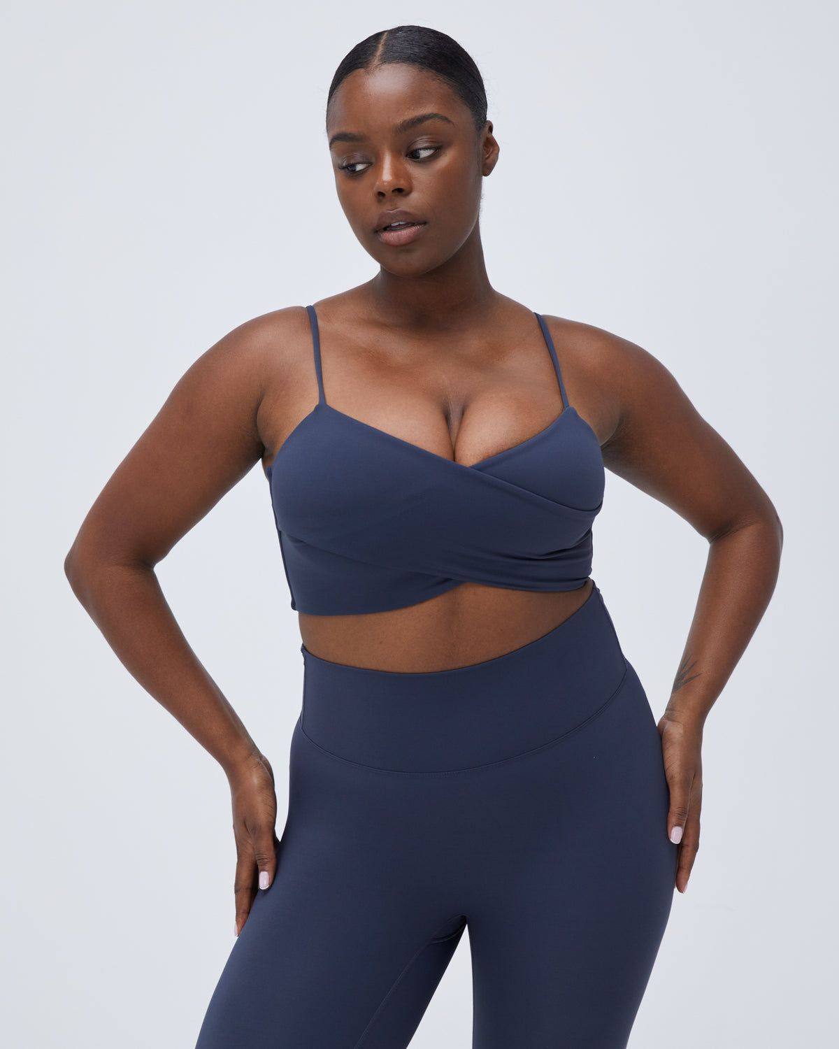 Adanola Ultimate Wrap Bra Blau | 08FCYHEAV