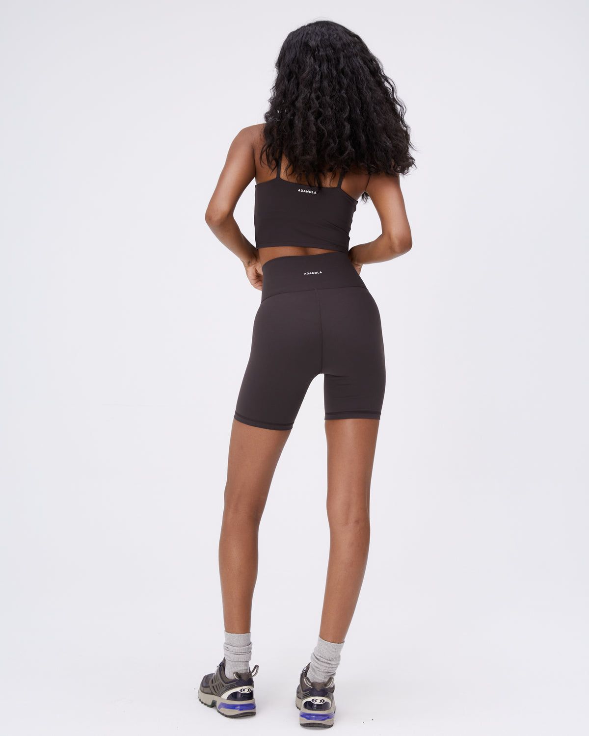 Adanola Ultimate Wrap Over Crop Shorts Kaffee | 20USKHAWZ