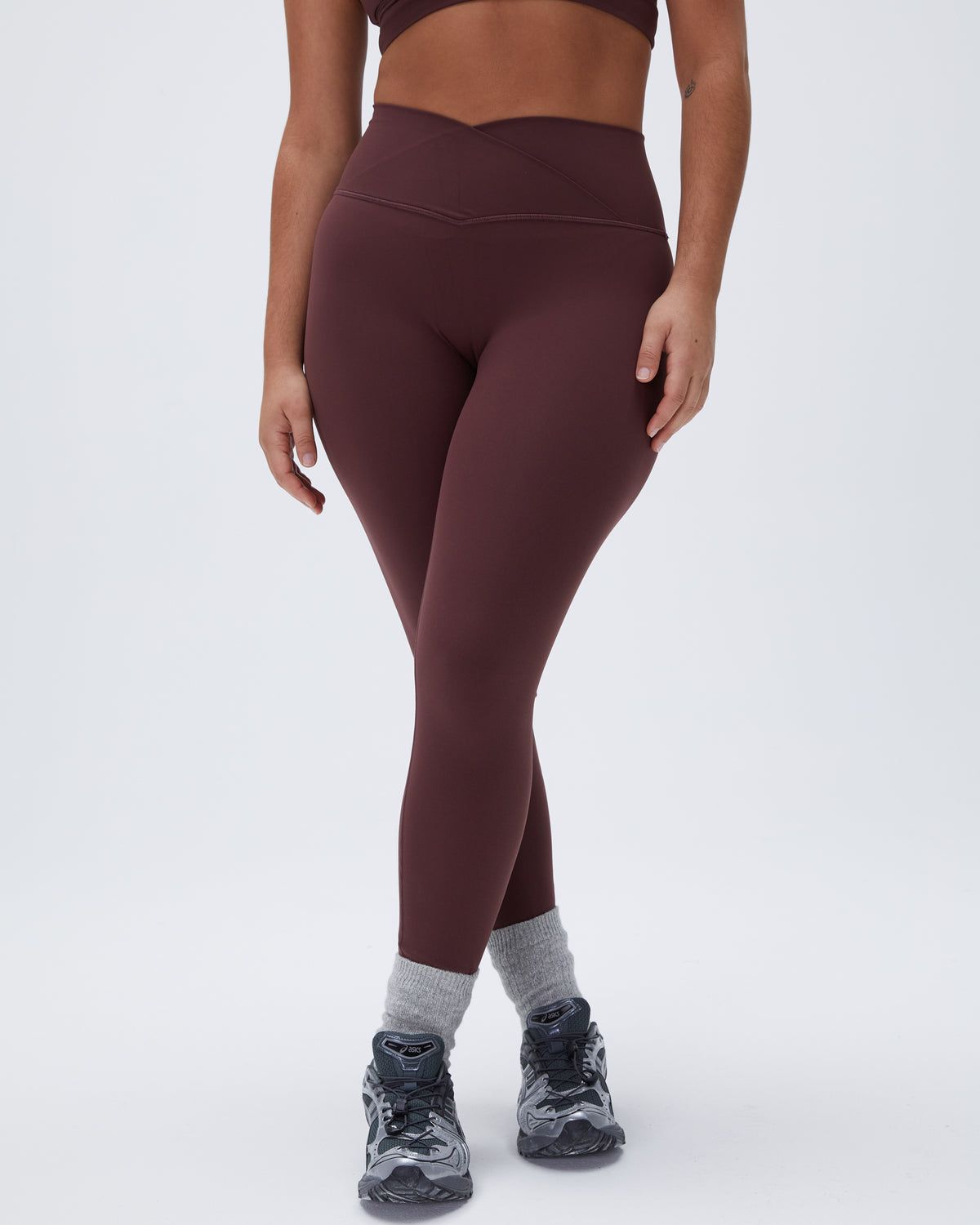 Adanola Ultimate Wrap Over Leggings Bordeaux | 45ZLFCTAX