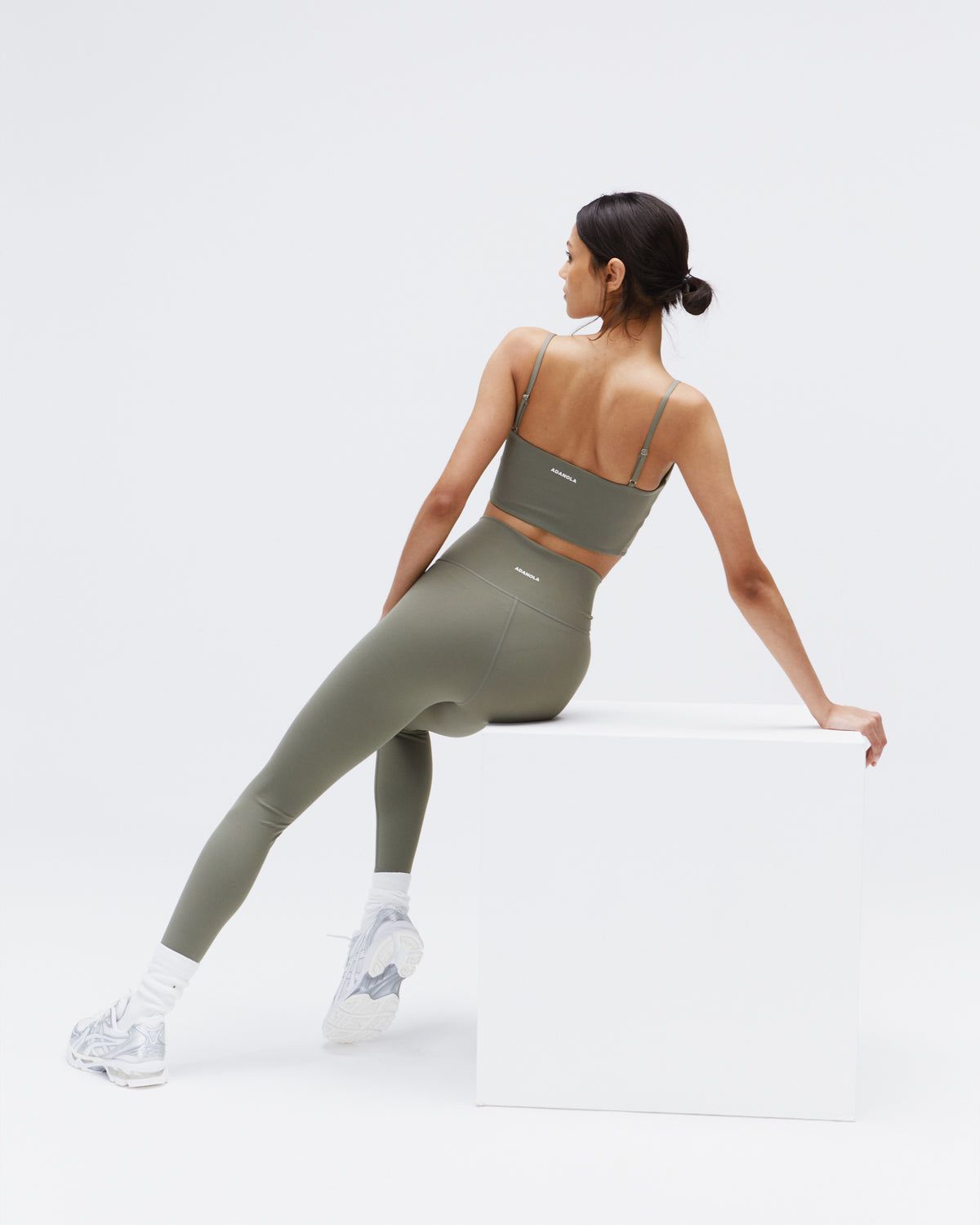 Adanola Ultimate Wrap Over Leggings Olivgrün Grün | 17HNMAJGW