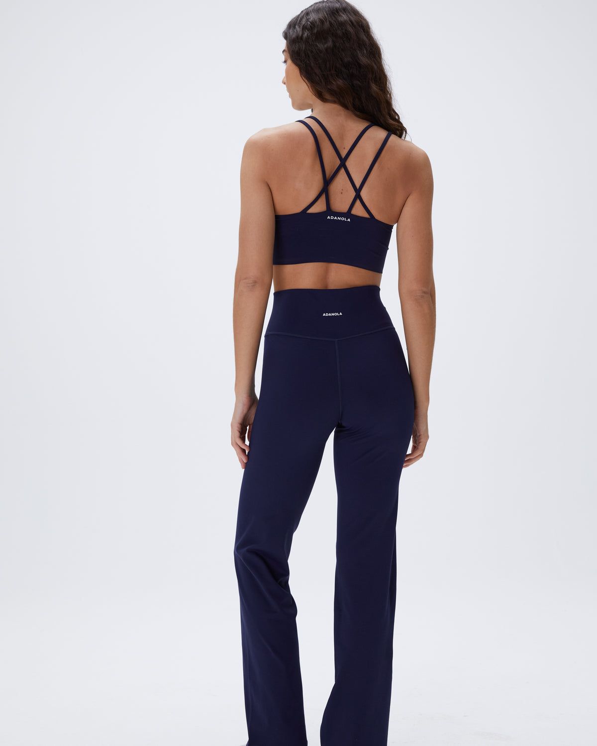 Adanola Ultimate Wrap Over Yoga Pant Navy Blau | 61FWOEJAL