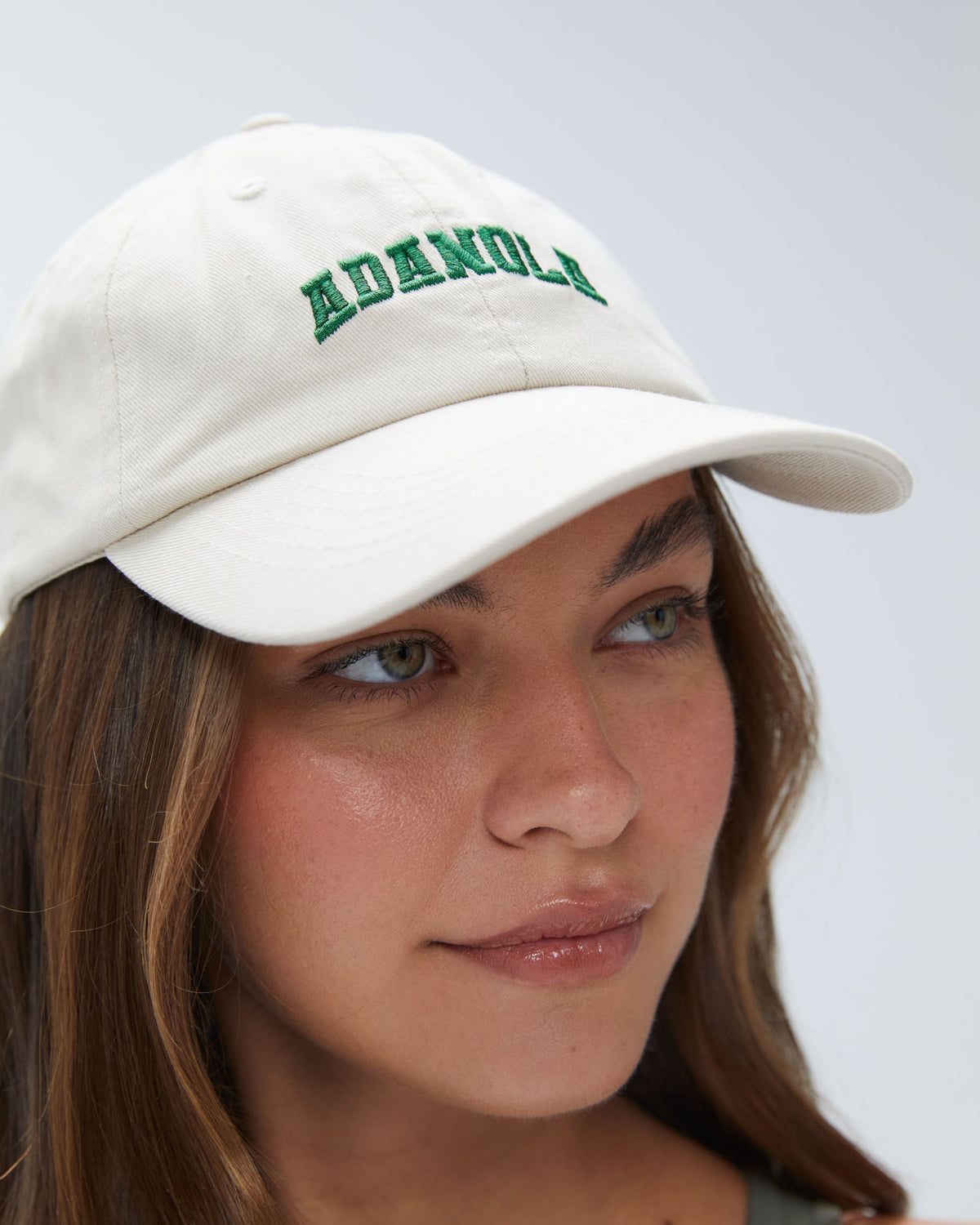 Adanola Varsity Cap Weiß Grün | 17MHBGYAW