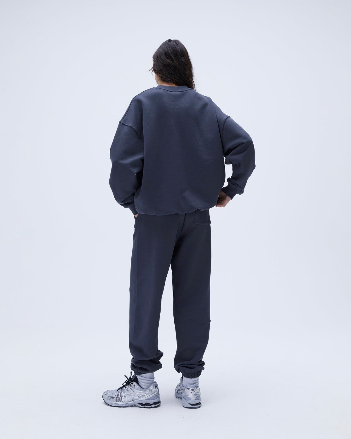 Adanola Varsity Sweatpants Blau | 24PHGMOTK