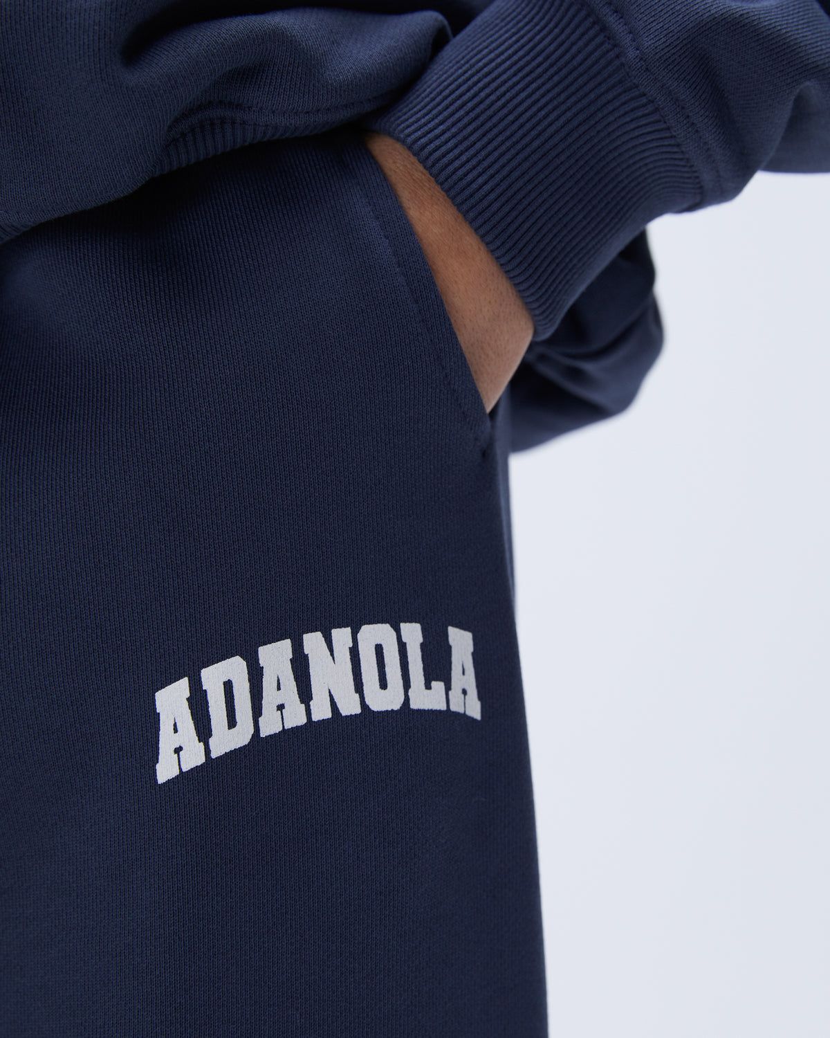 Adanola Varsity Sweatpants Blau | 24PHGMOTK